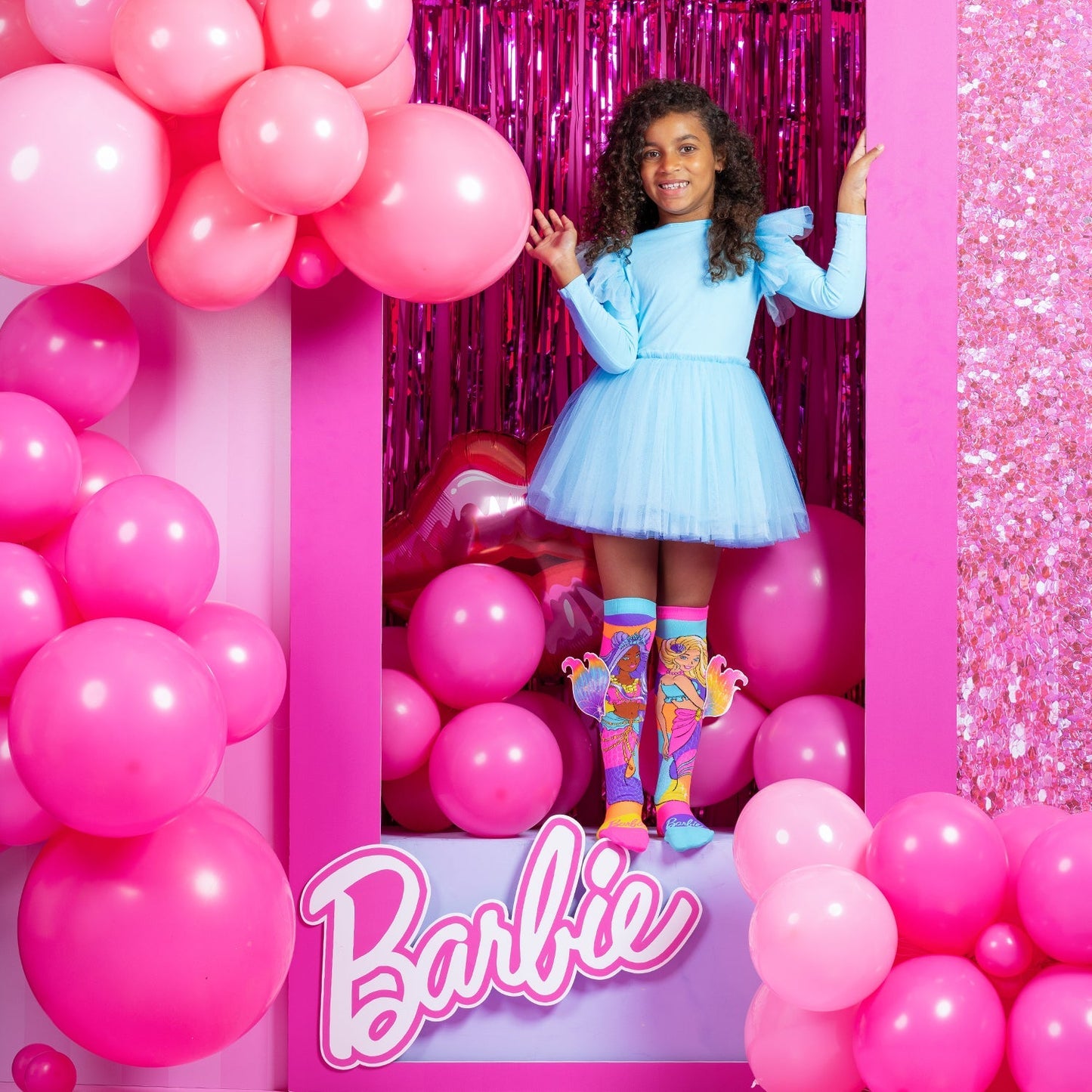 3D Mermaid Barbie Sokken van Madmia