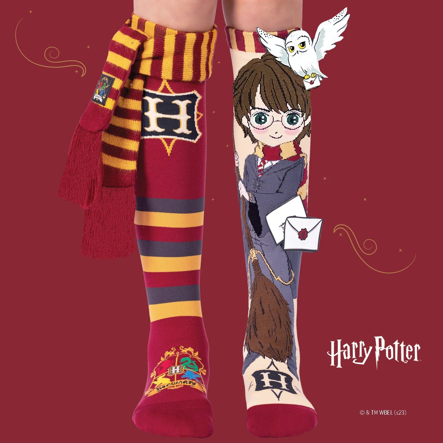 Funky Harry Potter kinder sokken van Madmia