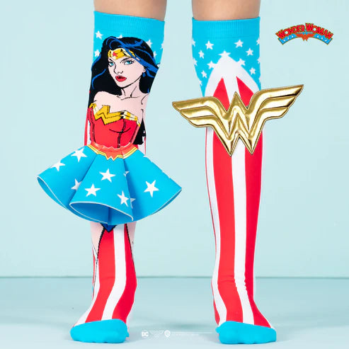 3D Wonder Woman sokken voor alle leeftijden van Madmia
