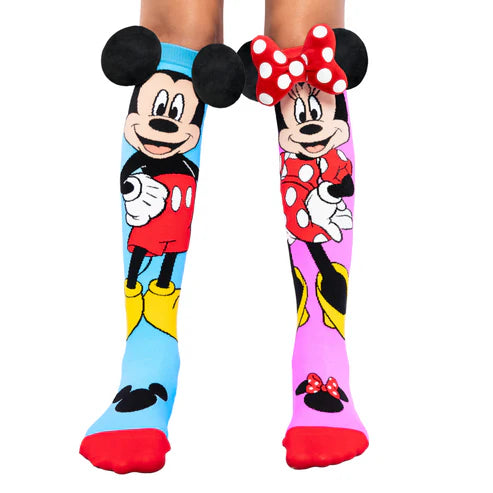 Madmia  Mickey en Minnie Mouse 3D Sokken