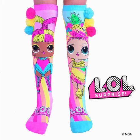 LOL Surprise Chicka and Glow Pompom Madmia Kinder sokken
